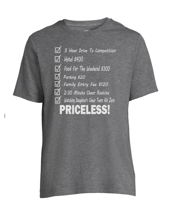 "Hit Zero Priceless" Cheer Shirt